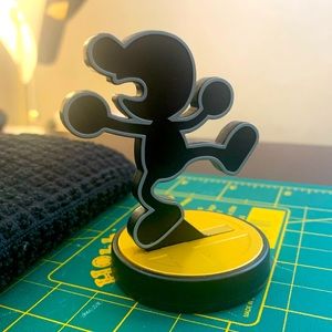 Mr. Game and Watch Amiibo w/variants (Smash Brothers) - LIKE NEW / Pre-owned -